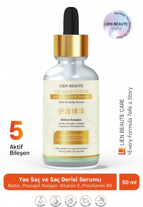 Yao Sa ve Sa Derisi Serumu Biotin, Procapil, Kolajen zl Sa Kk Besleyici, Dklme Kart Etki